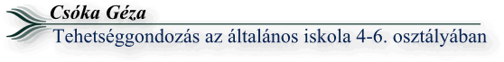 csokageza tehetsegg