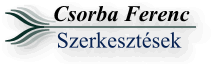 csorbaferenc szerkesztesek