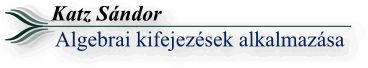 katz algebraalkalmaz